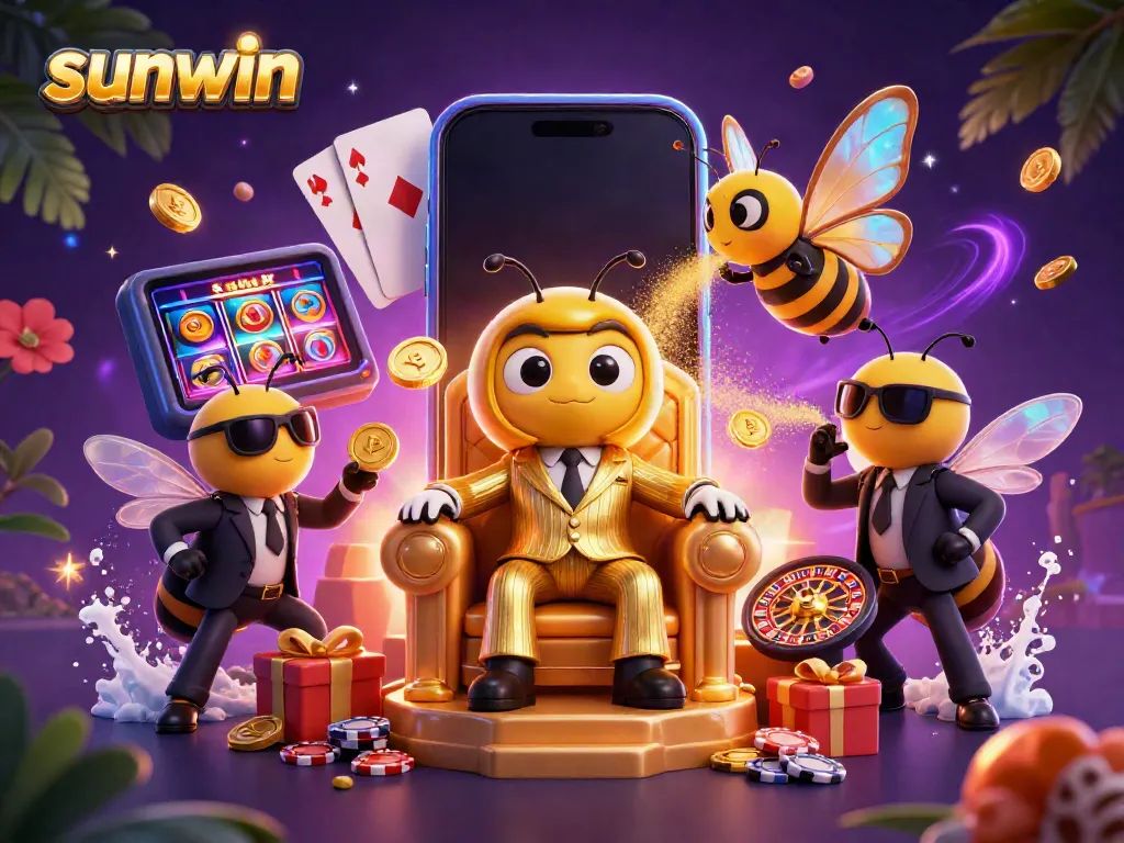 Experience the thrill of gaming as sunwin's mob boss oversees a vibrant casino filled with excitement.